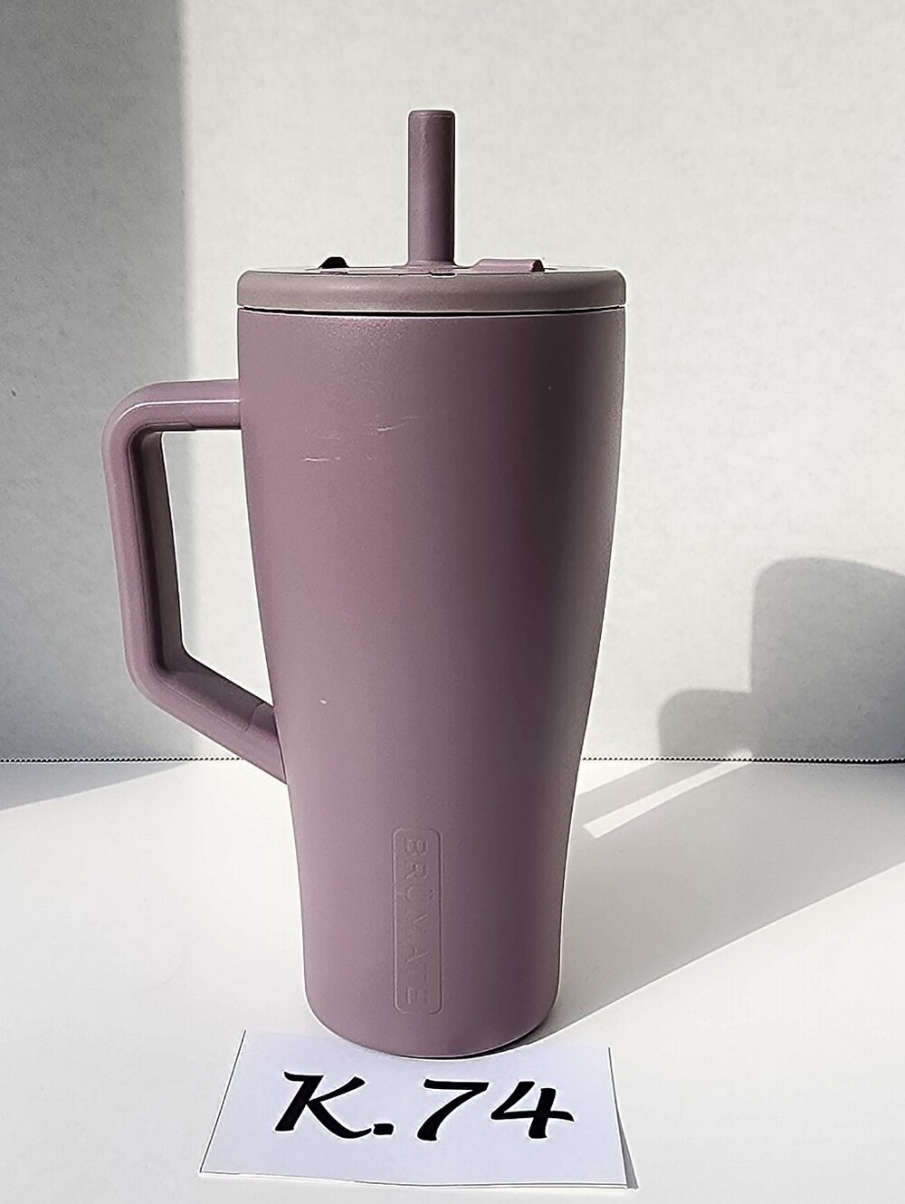 K.074- Brumate Era 30oz Leakproof Straw Tumbler, Lilac, USED
